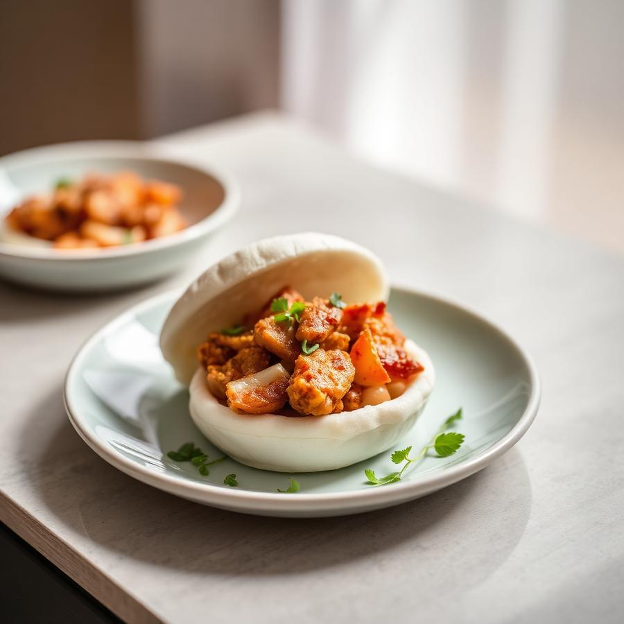 Korean Chicken Bao